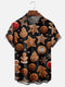 Men's Christmas Funny Graphic Short Sleeve Hawaiian Shirt